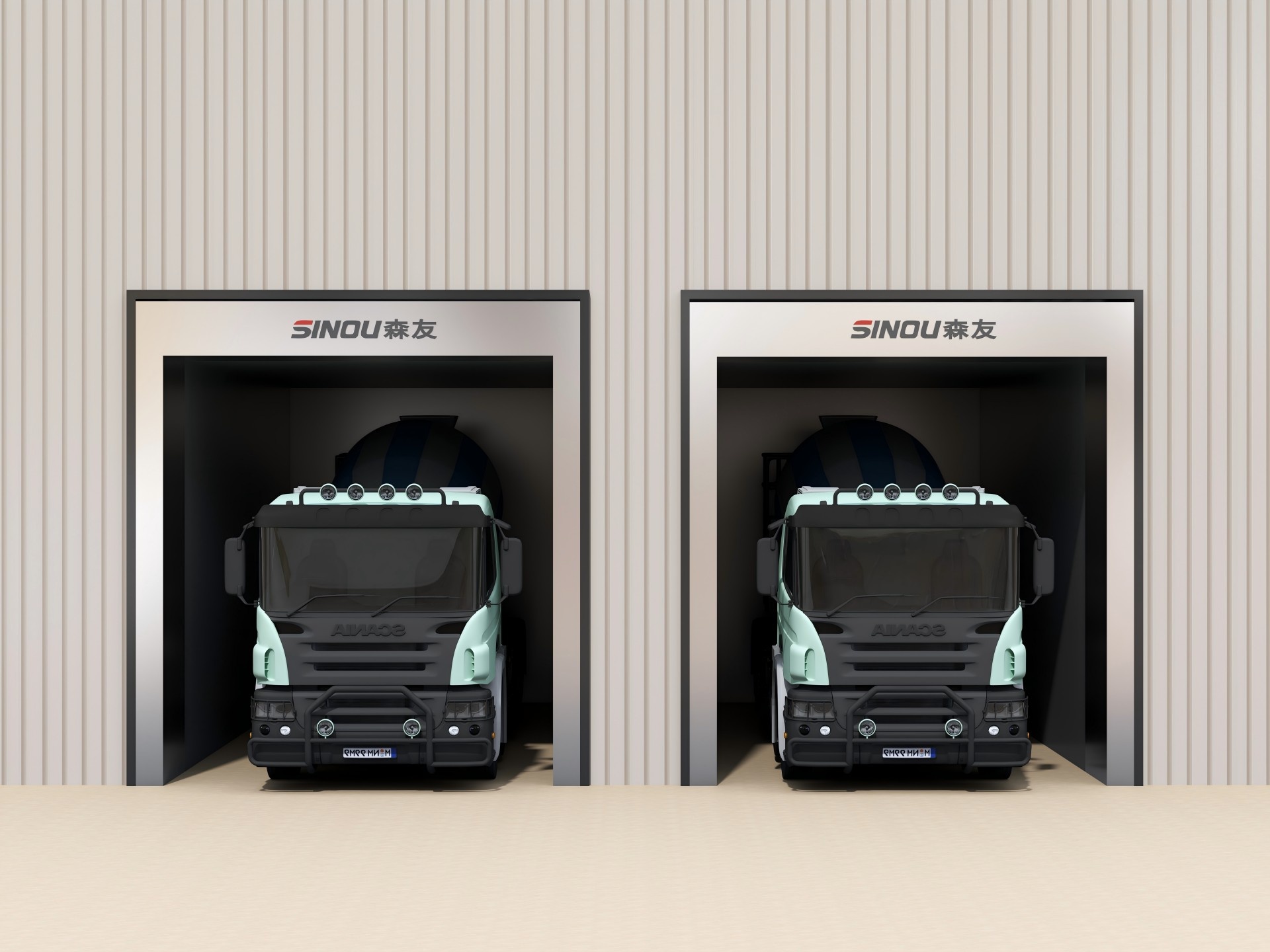 攪拌樓下洗車機(jī)